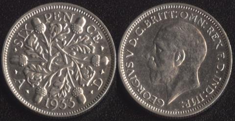 Great Britain 6p 1933