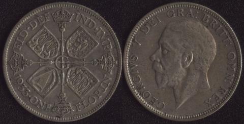 UK florin 1933