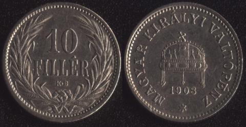 Hungary 10 fillers