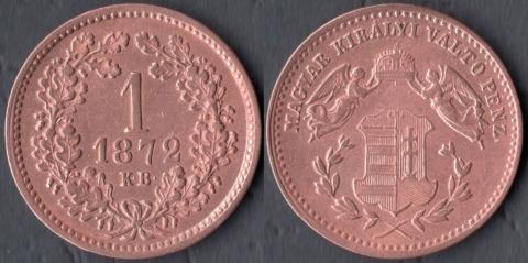 Hungary 1 kreutzer 1872