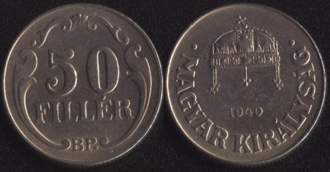 Hungary 50 fillers