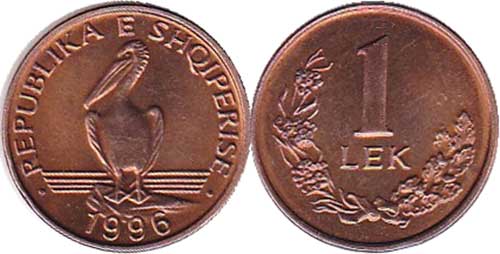 bird-pelican-albania-coin