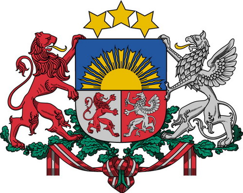 Escudo de armas Letonia