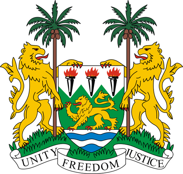 Escudo de armas Sierra Leona