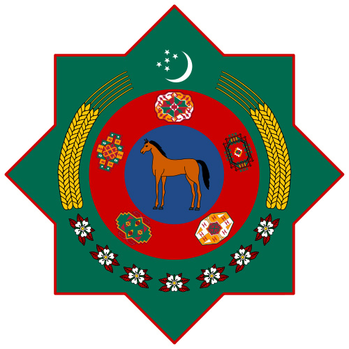 Escudo de armas Turkmenistán