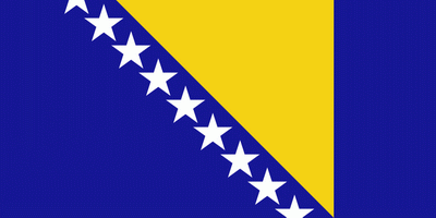 Bandera Bosnia y Herzegovina