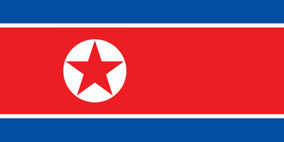 Bandera Corea del Norte