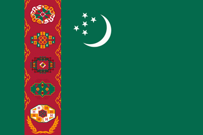 Bandera Turkmenistán