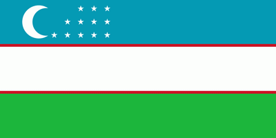 Bandera Uzbekistán