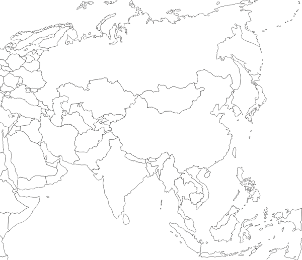 Bahréin en el mapa