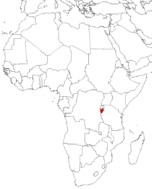 Burundi en el mapa