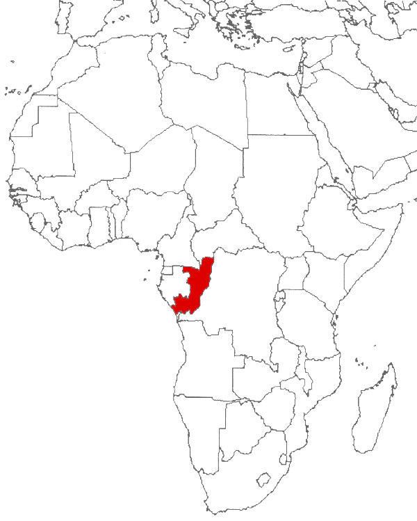 Congo, República del  en el mapa