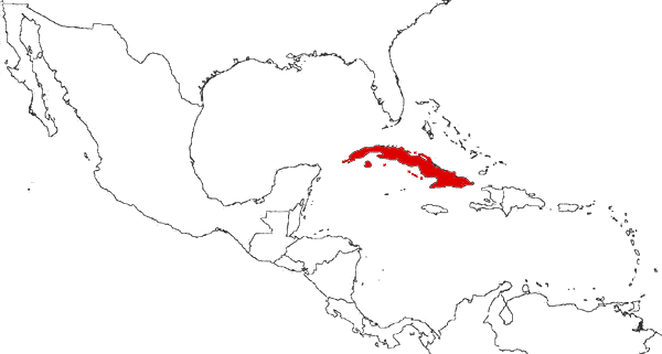 Cuba en el mapa