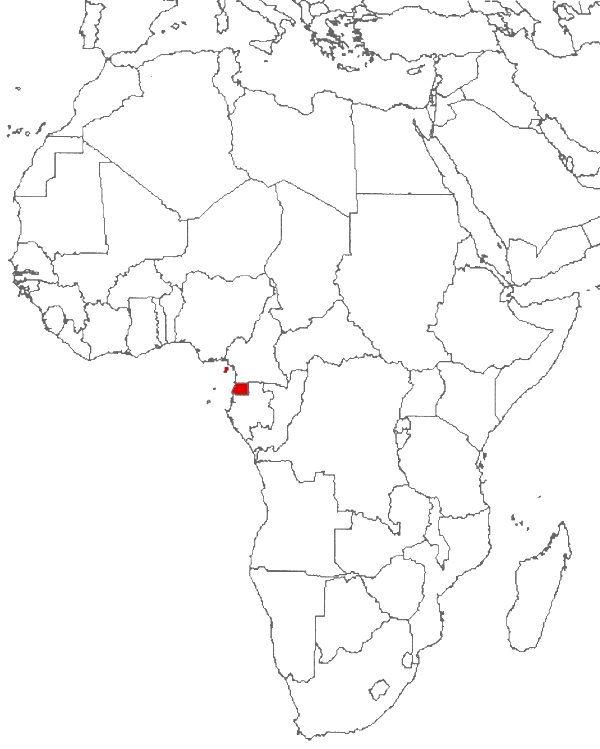 Guinea Ecuatorial en el mapa