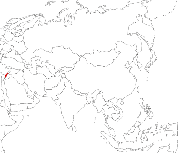 Israel en el mapa