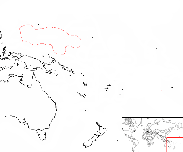 Estados Federados de Micronesia en el mapa