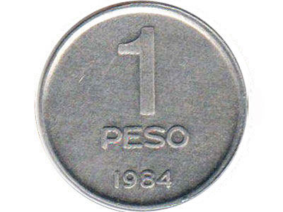 Monedas de Pesos (1983-1985)