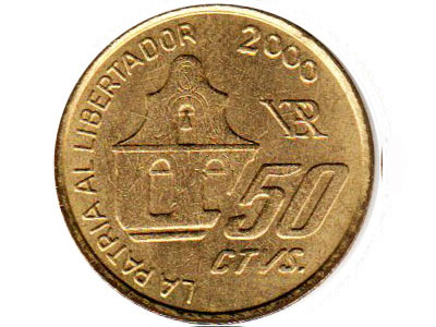 50 centavos commemorative