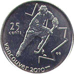 Canada 25 centavos Olympics moneda