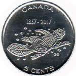 Canada 10 centavos moneda conmemorativa