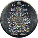 Canada 50 centavos moneda conmemorativa