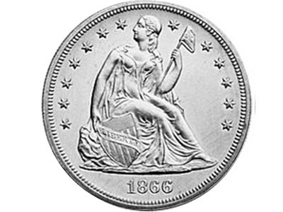 Dólar del Libertad sentada