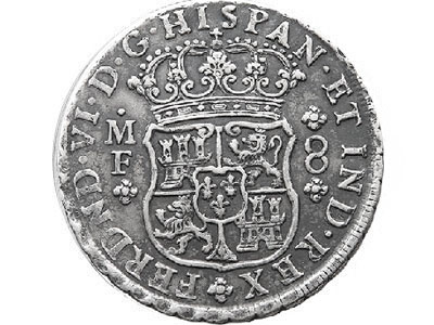 Monedas de Fernando VI