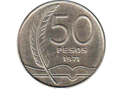 50 y 20 pesos