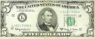 Five Dollars 1963