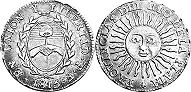 Argentina moneda 1/2 real 1815