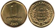 Argentina moneda 1 centavo 1993