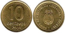 Argentina coin 10 centavos 2006