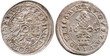 Moneda Augsburgo 1/2 batzen 1625