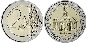 República Federal de Alemania Moneda 2 euro 2009