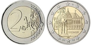 República Federal de Alemania Moneda 2 euro 2010