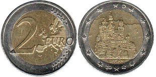 República Federal de Alemania Moneda 2 euro 2012
