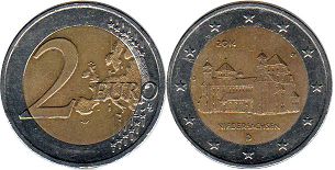 República Federal de Alemania Moneda 2 euro 2014