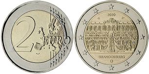 República Federal de Alemania Moneda 2 euro 2020