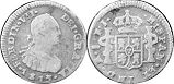 Chile moneda 1/2 real 1813