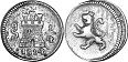Chile moneda 1/4 real 1814