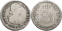 Chile coin 1 real 1815