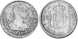 Chile coin 2 reales 1789