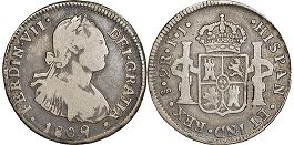 Chile moneda 2 reales 1809