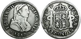 Chile moneda 2 reales 1810
