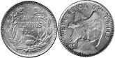 Chile moneda 5 centavos 1906