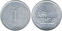 coin Cuba 1 centavo 1988