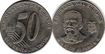 moneda Ecuador  2000