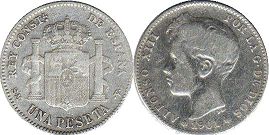 Espana 1 peseta 1901