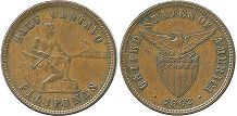 Moneda de filipinas de EE. UU. 1/2 centavo 1903
