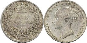 UK 1 chelín 1853